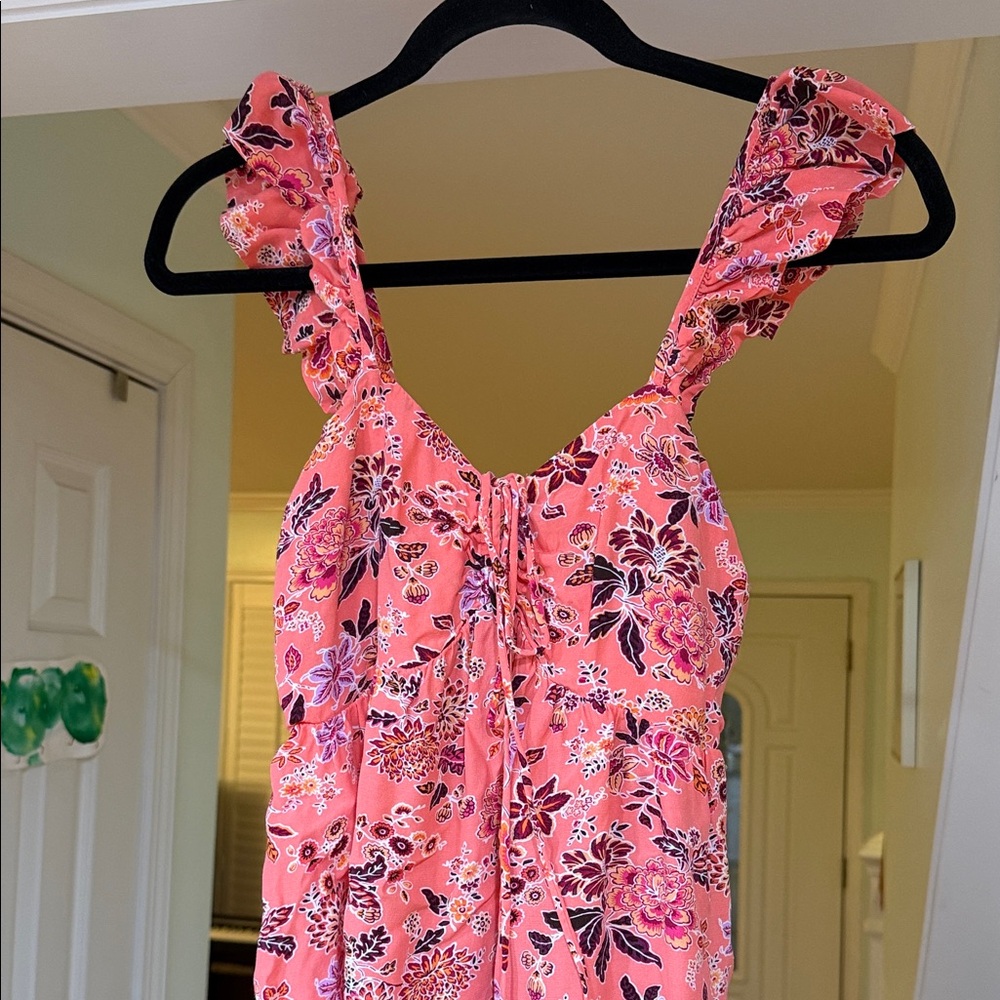 Pink Floral summer dress